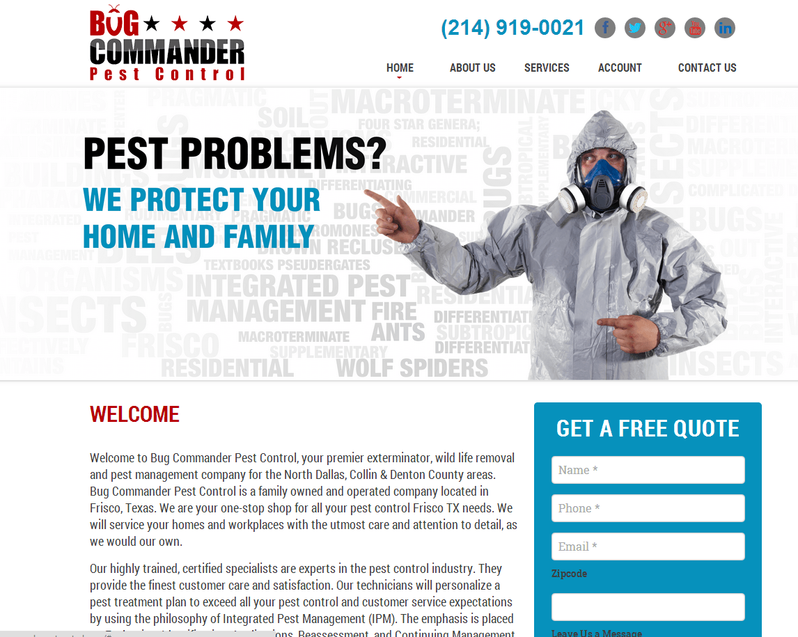 Pest Control Frisco TX