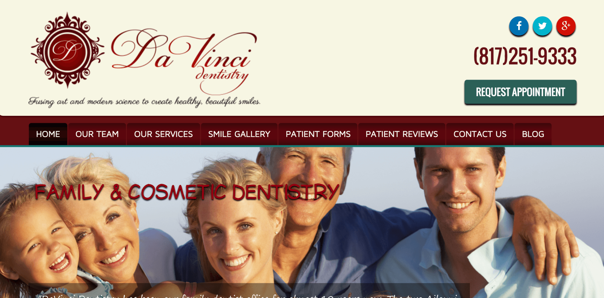 New Website: DaVinci Dentistry