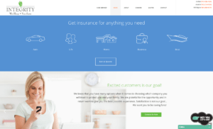 Osky Blue Web Design Welcomes Integrity Personal Insurance