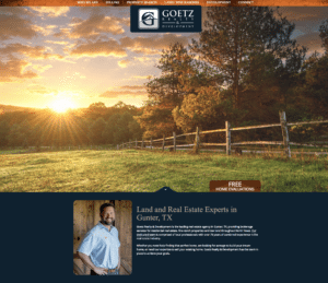 Web Design Company Osky Blue Creates A New Website For Goetz Realty