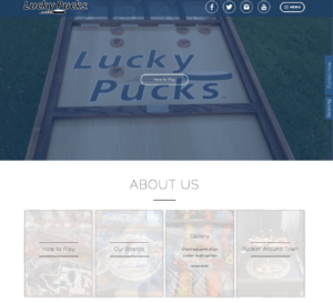 Osky Blue Web Design Experts Introduce Lucky Pucks’ New Website