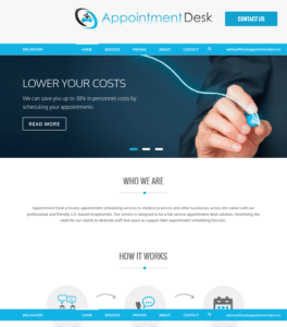 Website Developers At Osky Blue Create A New Site For Appointment Desk
