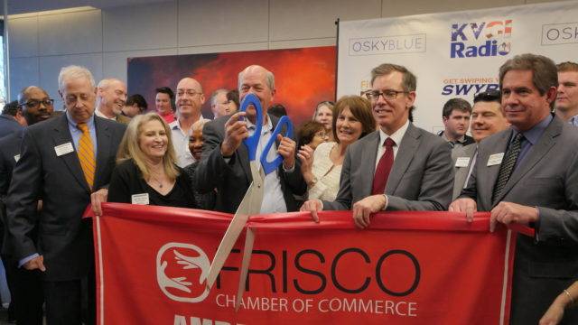 Rich Allen ribbon cutting with Frisco Chamber of Commerce