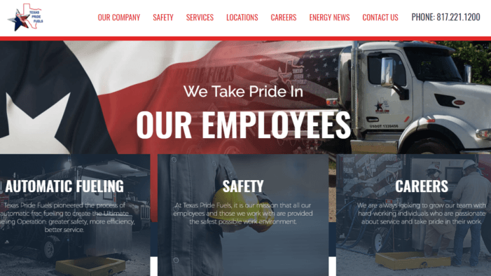 Texas Fuel Company Gained 15 Applicants in 3 Days with New Web Design