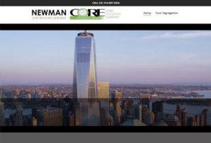website design - newman cost recovery