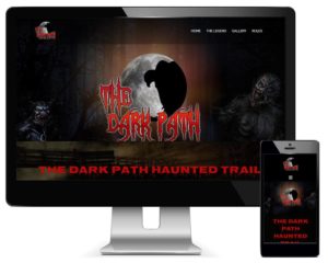 web design - Dark Path Haunt