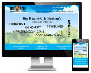 Web Design - Big Bear A/C & Heating