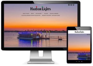 website design - harbor lights