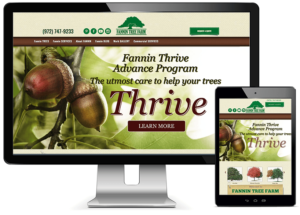 Fannin Tree farm - Website Design