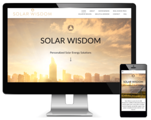 web design - Solar Wisdom
