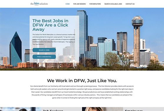 Dallas Staffing Agency Enhances Its Resume with New Website
