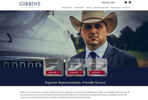 Website design - Gibbins