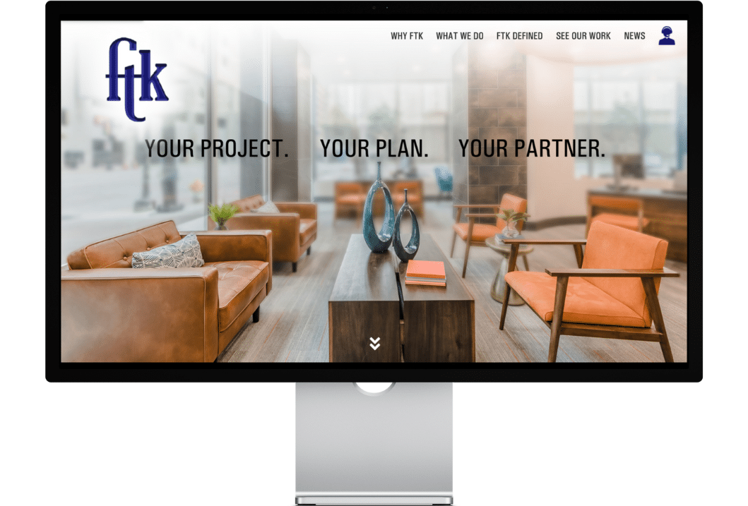 FTK Construction launches new website with Osky Blue