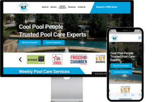 Cool Pool People Smarter Website Homepage