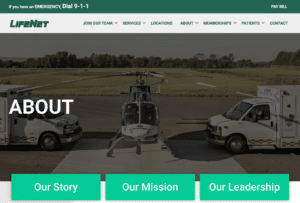 LifeNet homepage