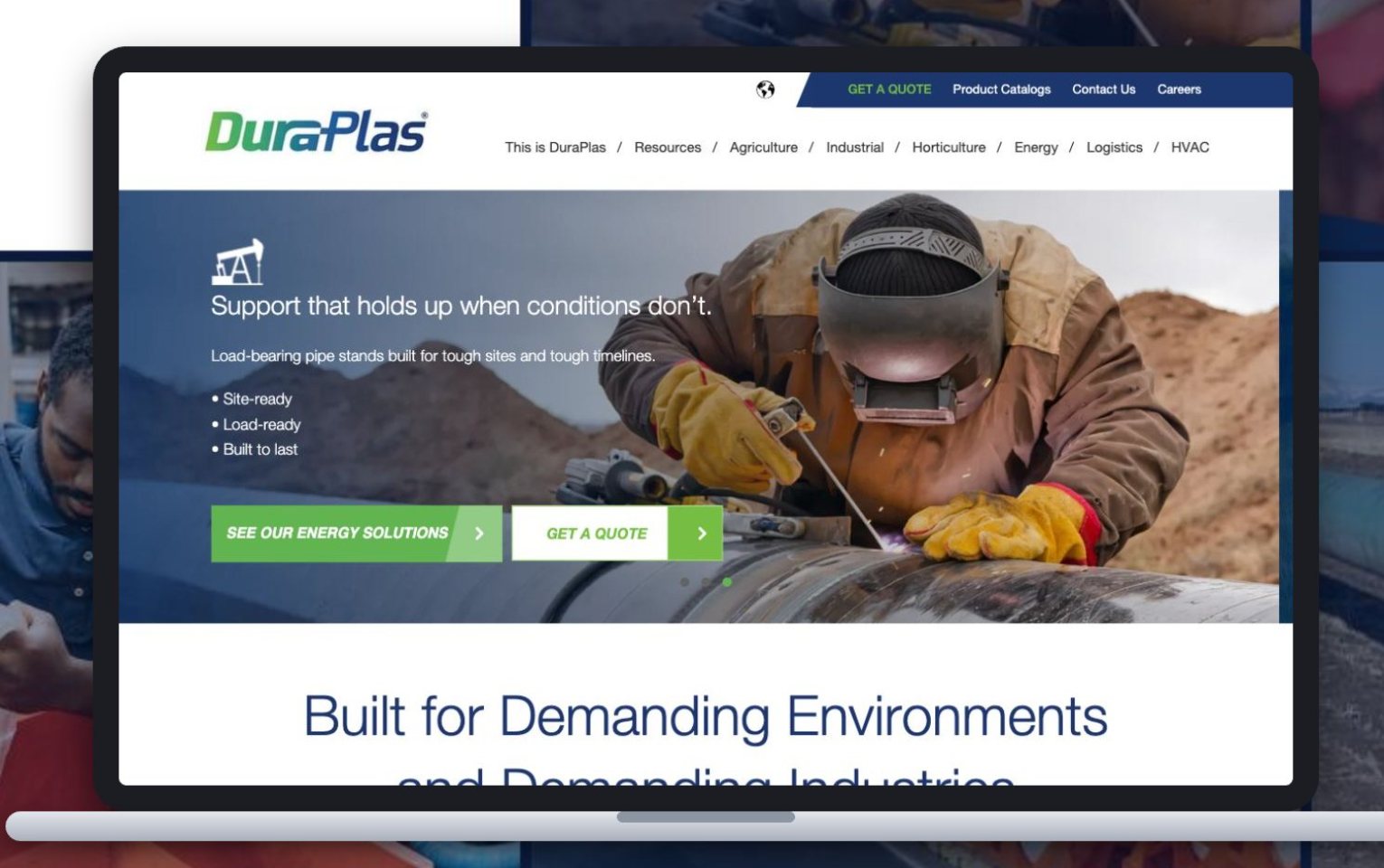The DuraPlas website